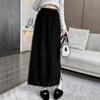 Осень-зима Новая юбка средней длины с французскими кисточками Элегантная утягивающая юбка темперамент QT2480