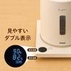 Kettle That Can Make Hot Doshisha Electric Hot Water Prevents Tipping and Hot Water Ivory [Electric Water] Kettle, Senka, 1.0L, Leakage, Dial/push