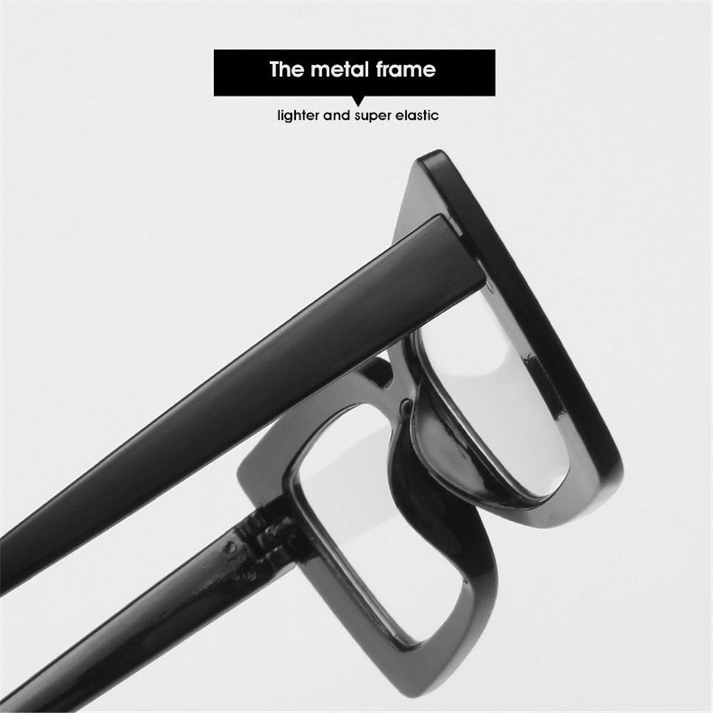 Square Frame Office Eyeglasses Cat Eye Glasses Clear Glasses Computer Goggles Anti Blue Light