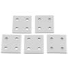 5Pcs 4?Hole Vertical Connecting Plate for Aluminium Extrusion Profile Joining Board2040