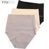 FINETOO Seamless High Waist Panties Women's Abdomen Hip Lift Briefs Body Shaping Lingerie Pants Plus Size Breathable Underwear