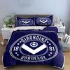 Girondins Bordeaux Logo Design Bedding Duvet Cover Set Duvet Cover Pillowcases  (1*Duvet Cover 2*Pillowcases, without duvet insert)