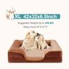 MCQ 42x32 Inch Memory Foam Dog Bed XL Machine Washable Cover Pet Bed Anti-Slip Waterproof Memory Foam Couch Bed for Home Pet Indoor Dogs
