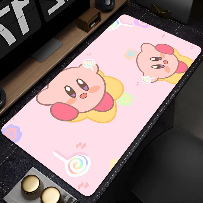 Mouse Pad PC Accessories Keyboard Pad Office Desk Mat Anti Slip Mousepad Large Gaming Mats Rubber Cartoon K-Kirbys Extended Pad