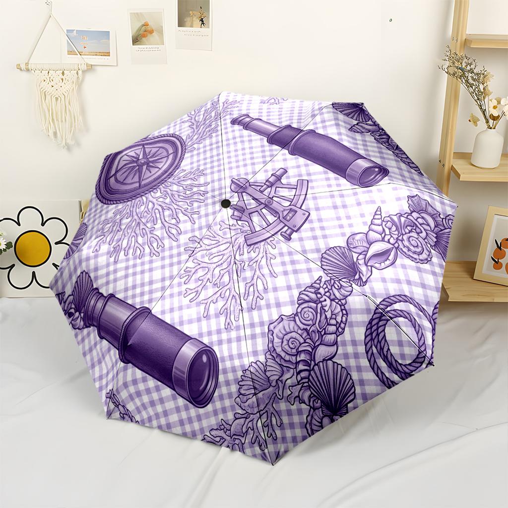 Maori Tattoo Art Design Automatic Umbrella Retractable Design with 8-Rib Durability Compact Design All-Season Travel Vibrant Pattern Umbrella