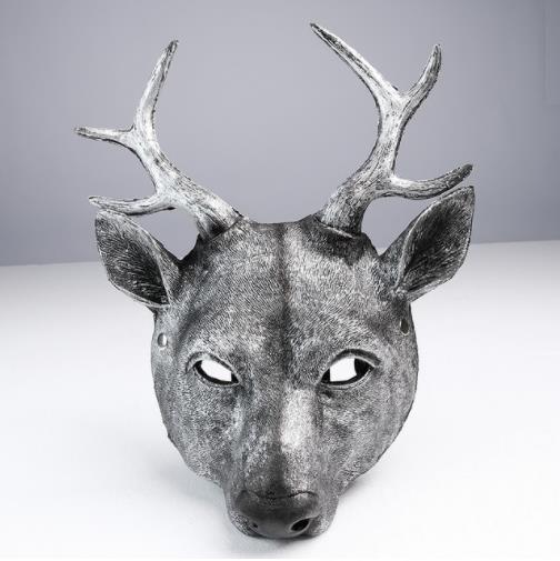 Косплей Маска Оленя 3D Маска Животного Пена ПУ Персонализированный Подарок Женщины Мужчины Карнавальная Вечеринка Рейв Клуб Ролевые Игры Маски