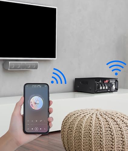 Усилитель мощности Topsky BT-298A, Усилитель звука, Цифровой усилитель HIFI Bluetooth, Усилитель для микрофона, Поддержка ДУ, Автомобильный, Домашний, USB, Вечеринка, Год