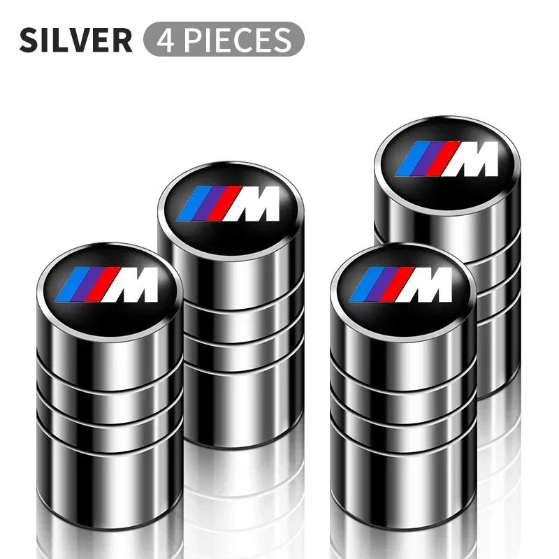 4 шт. Автомобильные значки Колпачки на ниппель колеса Автоаксессуары Для BMW M Performance E36 E60 E90 X2 X1 X3 X5 E46 E39 E70 M3 M5 M6