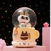 Cartoon Couple Crystal Ball Resin Snow Globe Music Box Toy