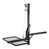 Hitch Deer Hoist with Lifting System Platform, 300 lbs Load Capacity, Game Hoist Winch Lift with 2-inch Receiver, 360-Degree Swivel Shaft & Foldable,