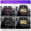 9-дюймовый автомобильный радиоприемник мультимедиа для Mitsubishi Mirage Attrage 2012-2023 BT WiFi GPS Car-play Android Auto Video Player