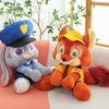 60 см Зверополис Джуди Хопс Ник Плюшевая Игрушка Мультяшный Персонаж Кролик Животное Украшение для Гостиной Дети Фанаты День Рождения Подарок