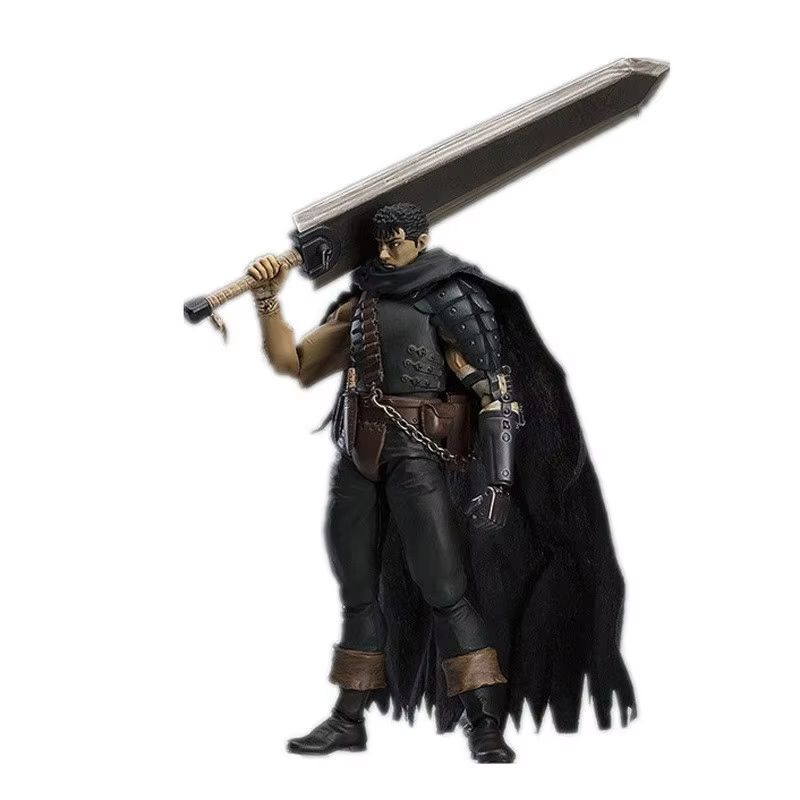 Новейшая фигурка Figma 359 Гатс Берсерк Черный Мечник Перекрашенное Издание 17 см Коллекционная Аниме Модель Кукла Разработана Для Фанатов Аниме Берсерк