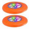 Kids Educational Playthings Night Luminous Flying Saucer 2Pcs Toy