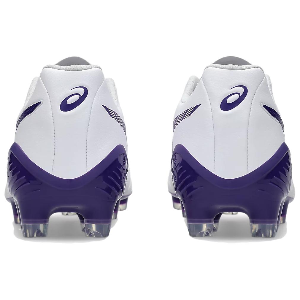 Asics Ds Light X-Fly 5 Comfortable Sports Artificial Grass Natural Grass Football Shoes Men Football Shoes White Purple 1101A047-104