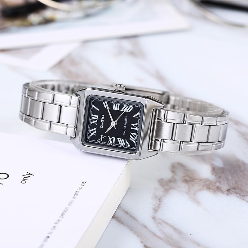 Casio Женские часы стандартной серии Черные LTP-V007D-1B LTP-V007D-1B