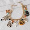 Spider Fashion Jewelry Bracelet Zinc Zinc Alloy Pumpkin Hand Chain No Plating Fashion Jewelry  Lovers