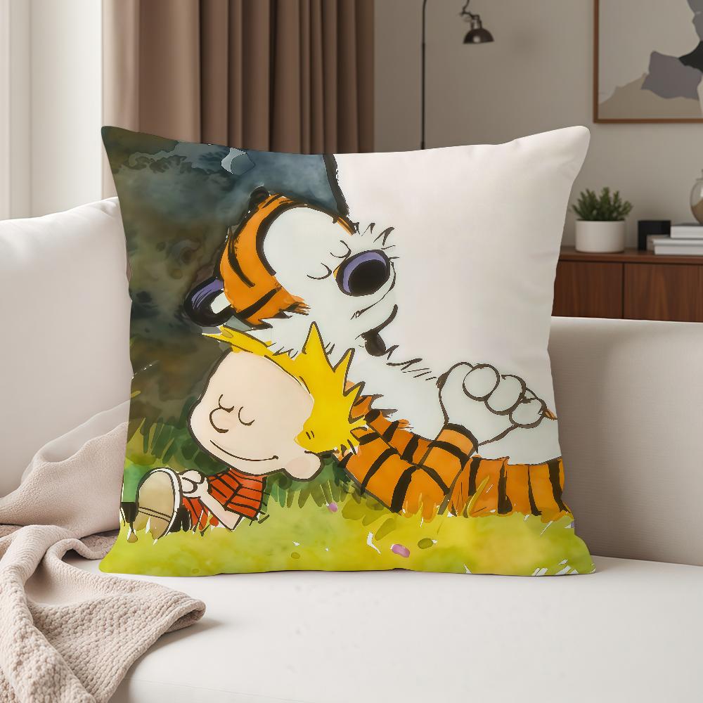 Fairy Tale Books C-Calvin And H-Hobbes Pillow Case Suitable For Bedrooms Living Rooms Cars Home Decoration