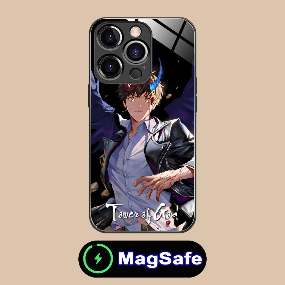 Чехол для телефона Anime Game Tower of God для iPhone 17 16 15 14 13 12 11 Air Pro Max Plus Mini MagSafe Стеклянный Цветной Чехол Смартфон
