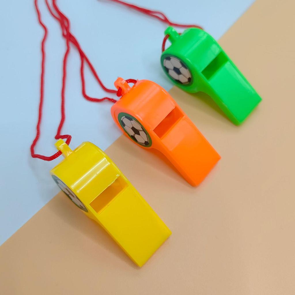 Цветной пластиковый свисток для судейского тренера со шнурком — идеальный вариант для болельщиков