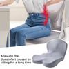 Seat with Sciatica Back Support Memory Cushion Relief Cushion with Backrest