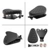 Motorcycle PU Leather Saddle Seat For Harley Custom Chopper Sportster For Bobber For Honda For Yamaha Retro Black Solo Seat