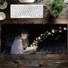 Table Mat Beautiful girl Mouse Pad Desk Mouse Pad Cute HD Desk Pad Large 400x900 Gamer Mousepad Extended Gaming Keyboard Mats