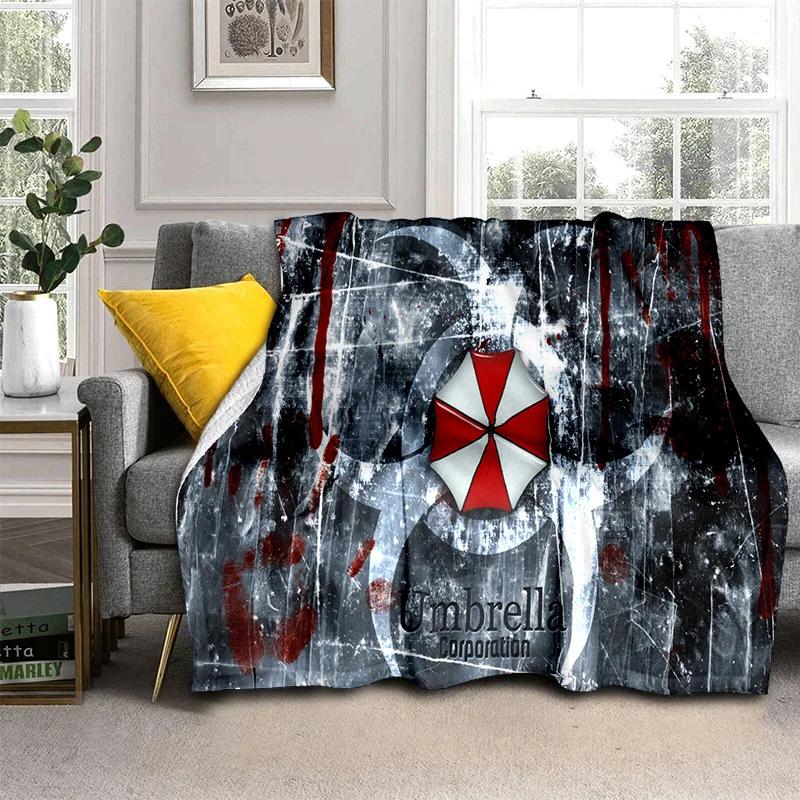 3D R-Resident Evil Gamer Games Одеяло, мягкое одеяло для дома, спальни, кровати, дивана, пикника, путешествия, офиса, отдыха, одеяло, детское одеяло