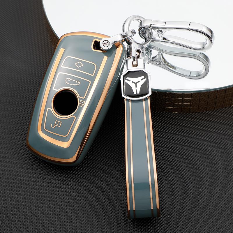 Для BMW чехол для ключей из ТПУ, чехол для ключей X1 X2 X3 X5 X6 F10 F20 F30 F15 F11 F25 525i 530i F48 E60 E87 M3 M4 G30 G20, аксессуары для ключей