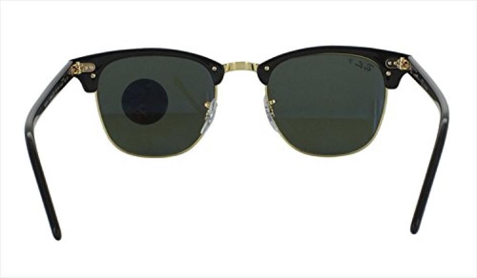 Поляризованные Clubmaster RB3016 для мужчин, подходят для вождения и защиты от УФ-лучей Ray-Ban, 901/58 51, женщин, защита.