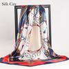 High-quality Luxurious Silk Scarves Headband Scarfs Neck Scarf For Women Chain Silk Scarf Women's Decorative Shawl