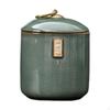 Ceramic Tea Storage Jar Container Case Table Centerpiece Tank Home Decor Canister with Airtight