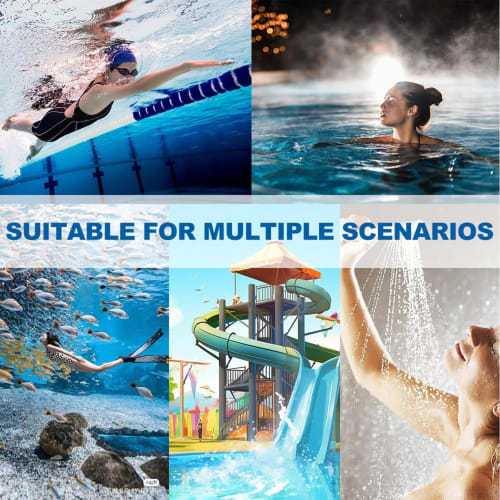 Swim Panty Liners | 4-Piece Menstrual Pads for Pool Use | Women's Private Patch Swim Panty Liners | Period Pads for Swimming, Safe, Waterproof, Femini