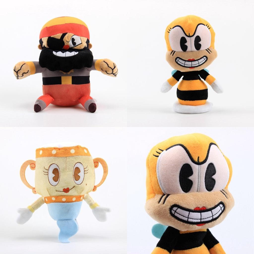 Легендарные плюшевые игрушки Cuphead Капитан Брайниборода Мягкая набивная кукла для детей и фанатов