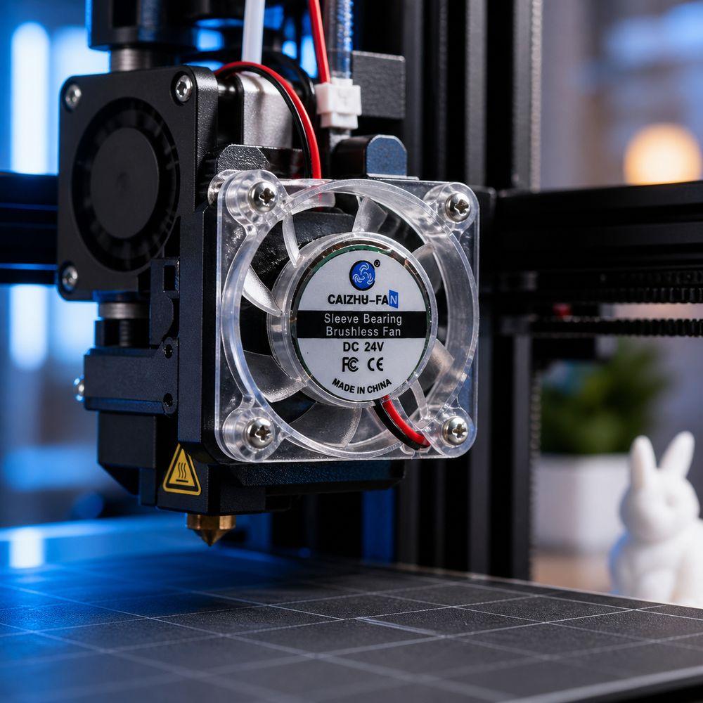 Hydraulic Bearing 3D Printer Cooling Fan 5/12/24V Brushless Cooling Fan 3D Printer Parts