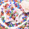 100 шт акриловые маленькие бусины свободные бусины 8 мм цветной браслет модные аксессуары для изготовления ожерелья своими руками
