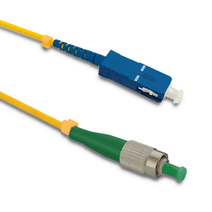 Qoltec Fiber Optic Patchcord FC/APC - SC/APC | Singlemode | 9/125 | G652D | Simplex | 5m