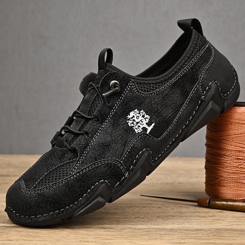 Large size breathable mesh men's shoes fashionable casual outdoor shoes comfortable and versatile