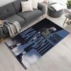 Naruto Character Personalized Text Area Rug Suitable for Outdoor Study room Living Rooms Foyer Anti-slip Rug Anime Office Decor Best for Christmas