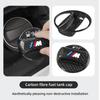 NKIHJ1 2025 Real Carbon Fiber Gas Fuel Tank Cover Oil Filler Dustproof Cap For BMW G30 G38 6GT G32 X5 X6 E70 E71 F15 F10 F30 F35 F4