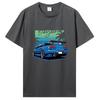 Футболка Initial D Skyline R34, хлопковая футболка унисекс с коротким рукавом, японская модная футболка Harajuku с автомобилем, одежда унисекс большого размера