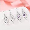 Korean Version of Diamond-set Three-color Twisted Line Earrings Women's Fashion Temperament New Trendy Retro Earrings