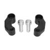 2PCS Rearview Mirror Extension Bracket Replacement for SUZUKI Vstrom DL1000 20142019(Black )