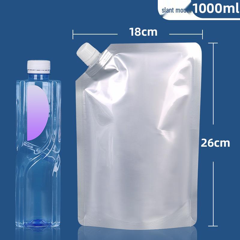 Пакет с носиком из алюминиевой фольги для жидкостей: Пакет дой-пак для супа, соевого молока и соусов