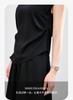 Casual midi skirt set with French temperament, sleeveless headband, two-piece set, women's fashion
