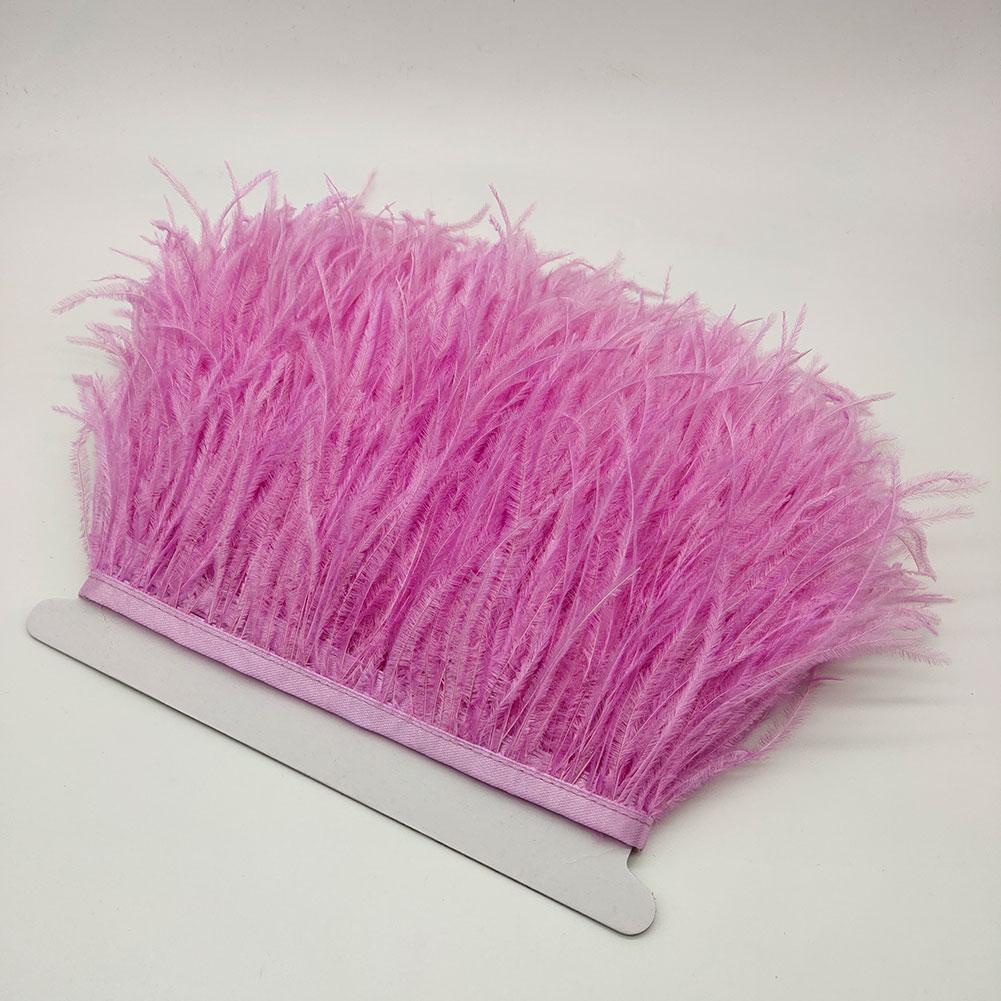 FeatherBeatiful 10Yard High Quality Ostrich Feather Trim Fringe Feather Ribbon 10-15CM/4-6Inch Width Sewing Crafts Costumes Decoration