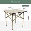 ZISIZ Portable Outdoor Folding Roll-up Picnic Table