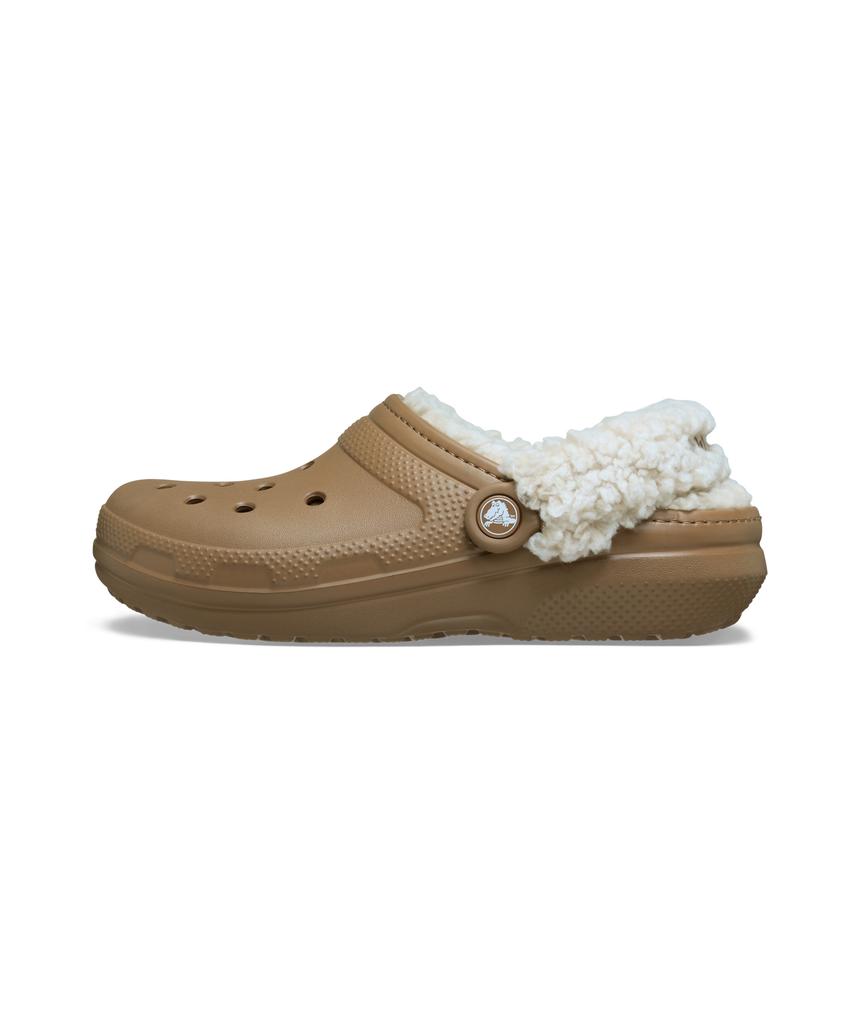Классические клоги Crocs на флисовой подкладке (Флисовый ремешок) - Сепия / 211396-2Ey