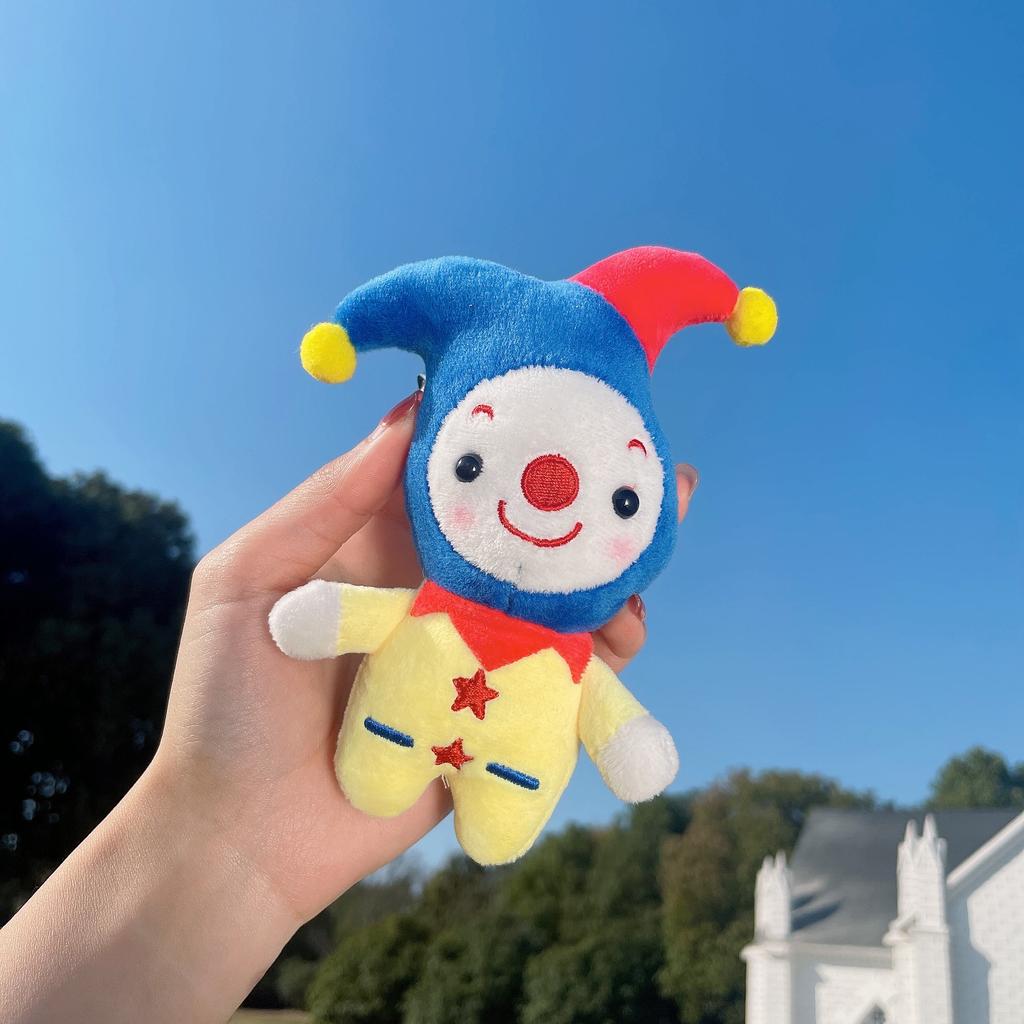 Clown Creative Cartoon Cute Keychain Plush Pendant Backpack Machine Doll