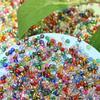 Товары для вечеринок Аксессуары ручной работы Стеклянные свободные бусины About4000Pcs Прозрачный браслет 3 мм DIY серьги ожерелье для изготовления ювелирных изделий бисер